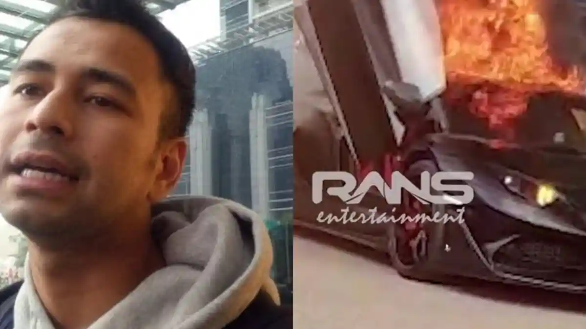 Lamborghini Aventador Raffi Ahmad Terbakar, Berikut Kronologinya