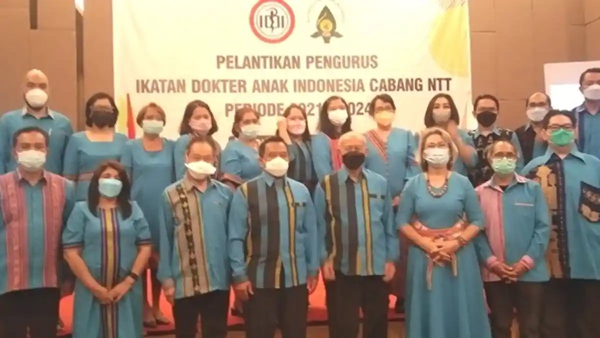 Pelantikan Pengurus Ikatan Dokter Anak Indonesia (IDAI) Cabang NTT Periode 2021-2024