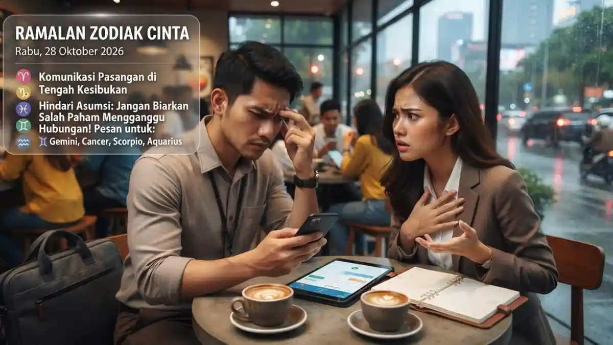 Ramalan Zodiak Cinta Besok 28 Oktober 2026, 4 Zodiak Ini Jangan Biarkan ...