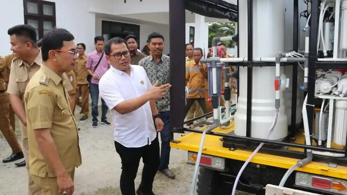 5 Unit Tangki Air Bersih Sampai di Sulawesi Tengah