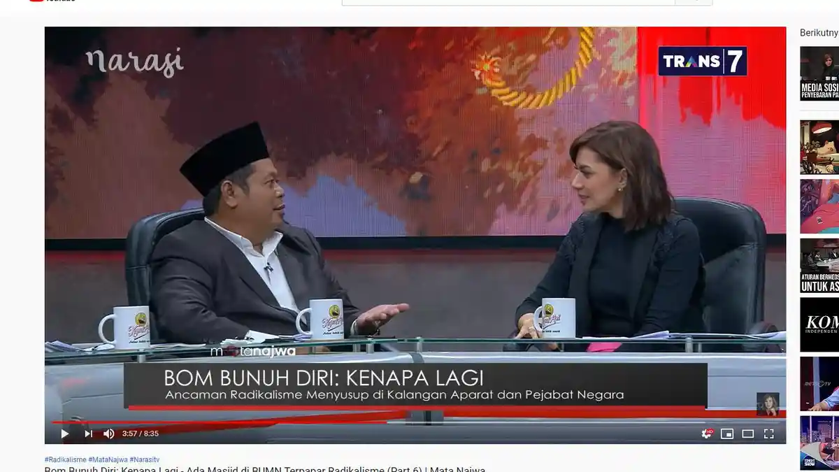 Ketua PBNU Berapi-api soal Masjid di BUMN Terpapar Radikalisme, Najwa Shihab Sindir: Masih Marah?
