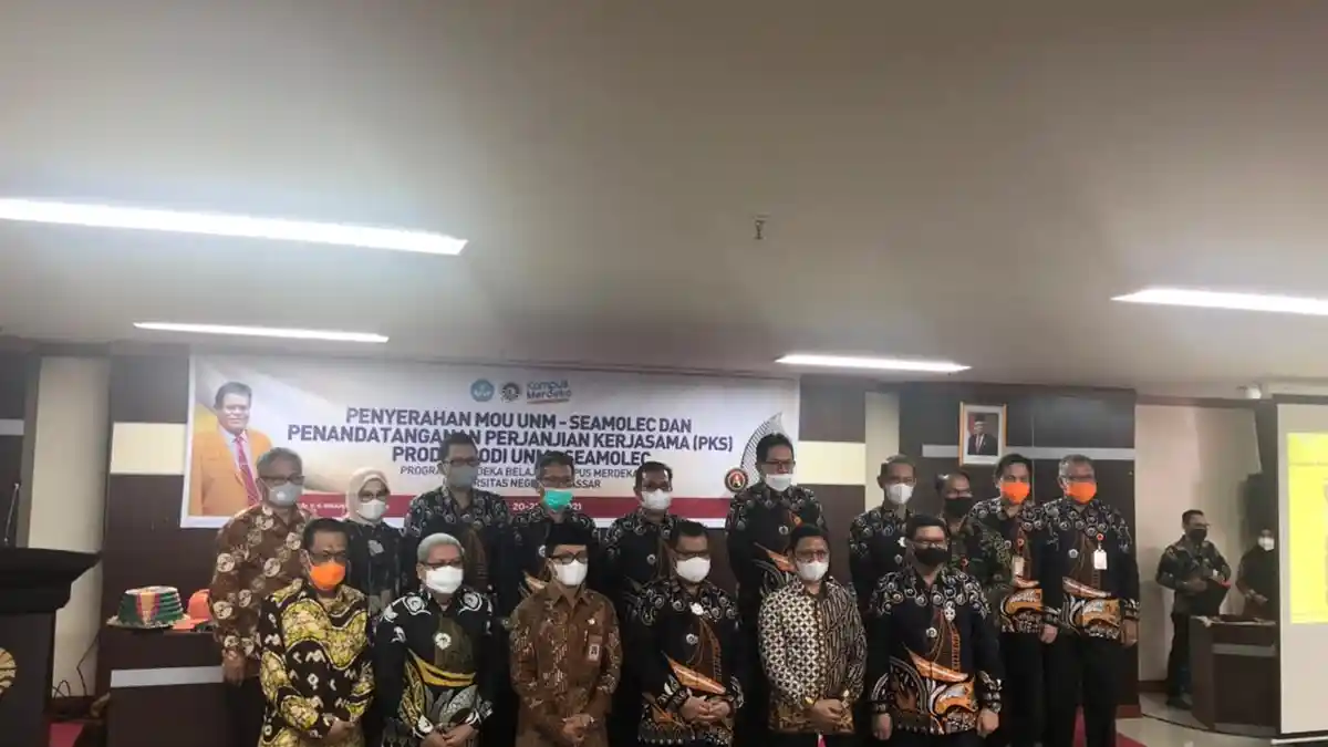 Kerja Sama Antara UNM dan SEAMOLEC Cetak Rekor
