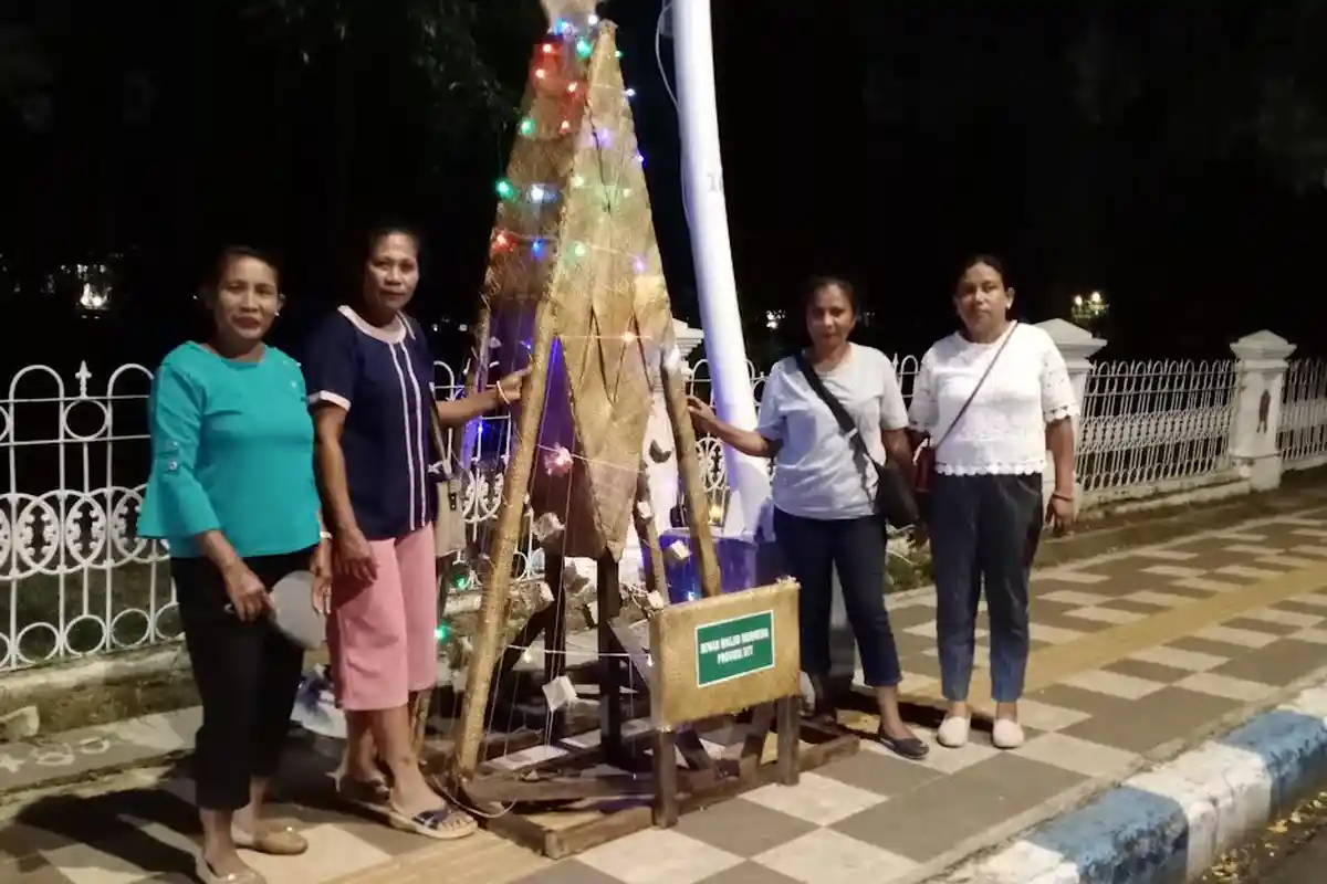 Natal 2022, Pohon Natal Milik Dewan Pengurus Masjid Indonesia NTT Junjung Toleransi Antar Umat