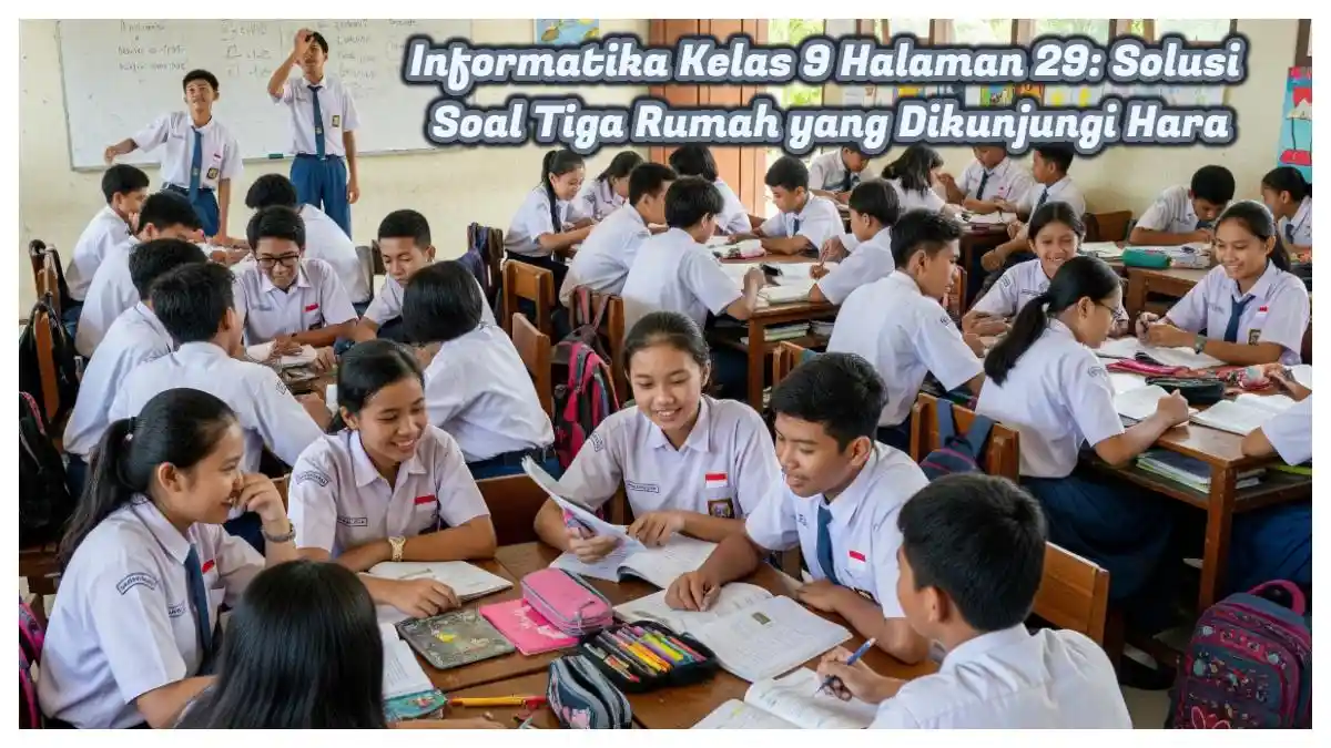 Informatika Kelas 9 Halaman 29: Solusi Soal Tiga Rumah yang Dikunjungi Hara