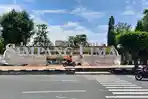 Pembangunan Landmark Simpanglima Sudah Tahap Finishing, Taman Akan Tambah Lebih Asri