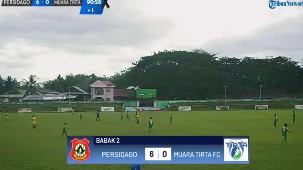 Hasil Liga 3 Gorontalo: Menang 6-0 Lawan Muara Tirta FC, Persidago Lenggang ke Babak 16 Besar