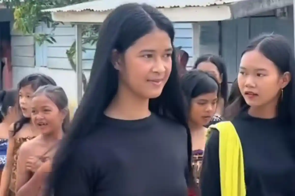 Viral Pesona 2 Cewek Cantik Suku Anak Dalam di Merangin Jambi, Polisi Sebut Cocok Jadi Model