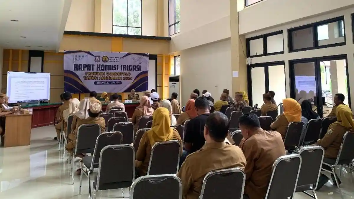 Komisi Irigasi Gorontalo Gelar Rapat Tahunan, Bahas Jadwal Tanam dan Efisiensi Pengelolaan Air