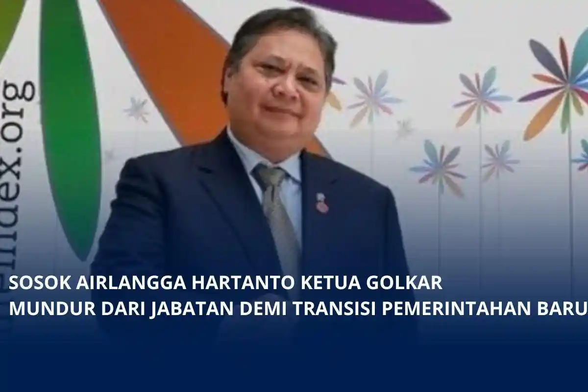 Profil Airlangga Hartarto Resmi Mundur dari Ketum Golkar, Ayahnya Eks Menteri, Miliki Banyak Bisnis