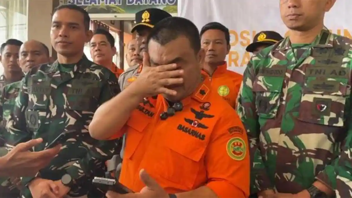 Tangis Haru Kasi Ops Basarnas Makassar Andi Sultan: Alhamdulillah Korban ke-10 Ditemukan