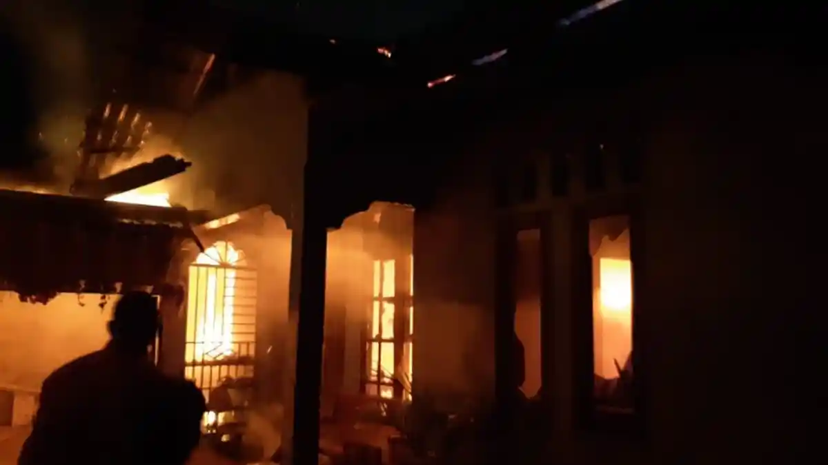 Penghuni tak di Tempat, Satu Rumah Serta Isinya di Samalanga Ludes Terbakar, Begini Kejadiannya