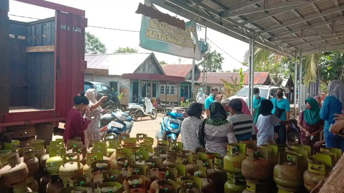 Elpiji Melon Masih Melambung di Pelaihari, Begini Kegundahan Warga