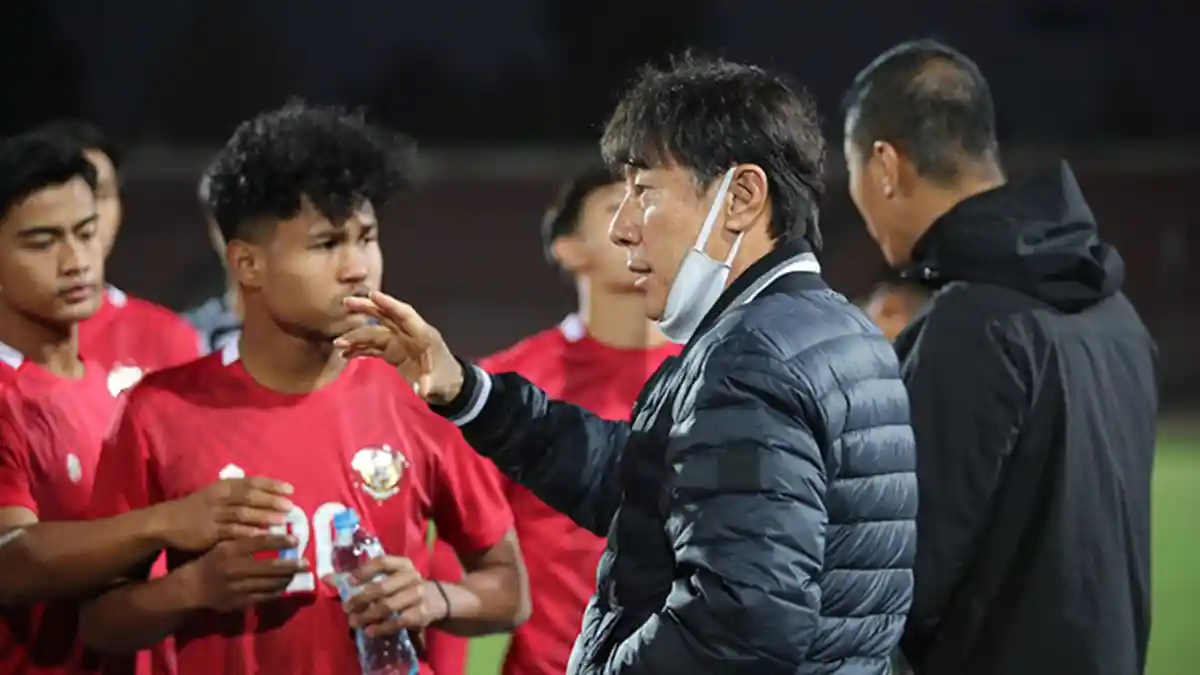 Jelang Timnas Indonesia U-23 vs Australia, Shin Tae-yong Soroti Kelemahan Garuda Muda