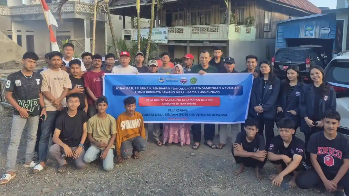 Unibos Kembangkan Budidaya Bawang Merah Ramah Lingkungan di Bantaeng