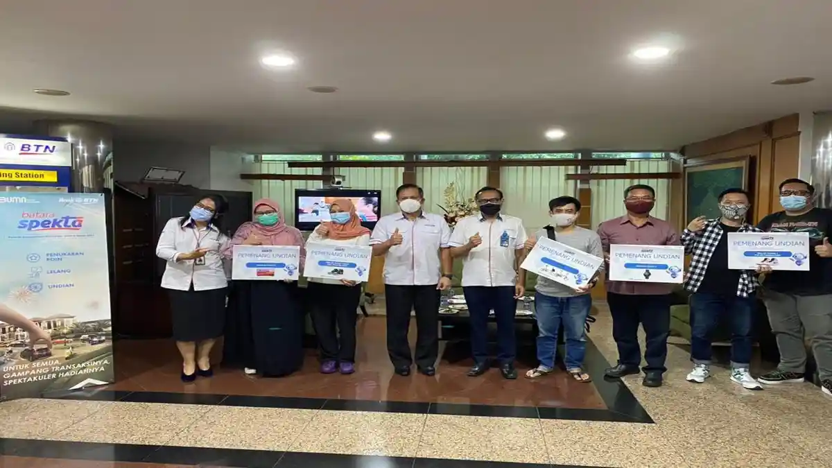 Tujuh Nasabah BTN KC Bandung Beruntung pada Pengundian Tahap Pertama Program Batara Spekta
