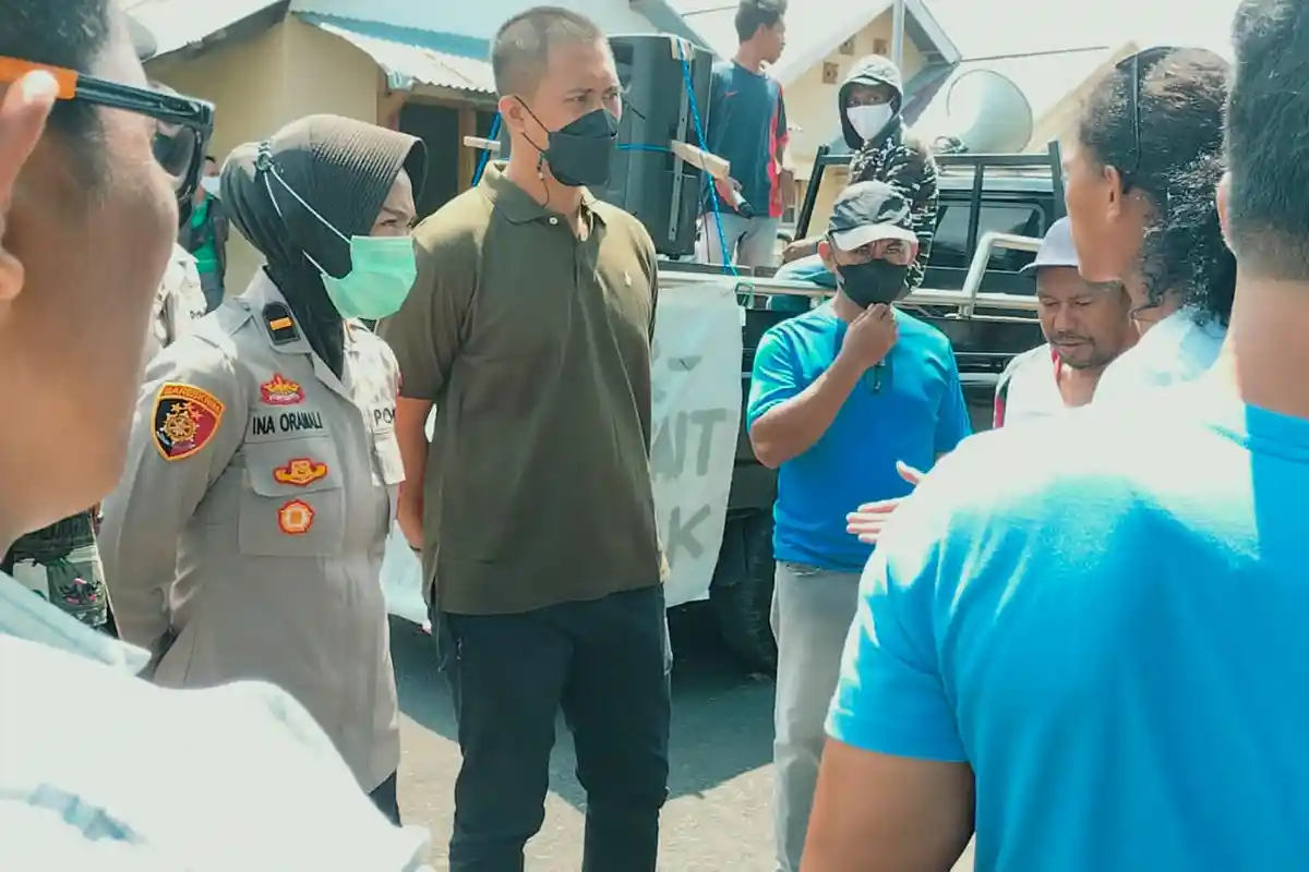 Jumat 8 April 2022, Pertamina Jambula Masih Dijaga Ketat Aparat Keamanan