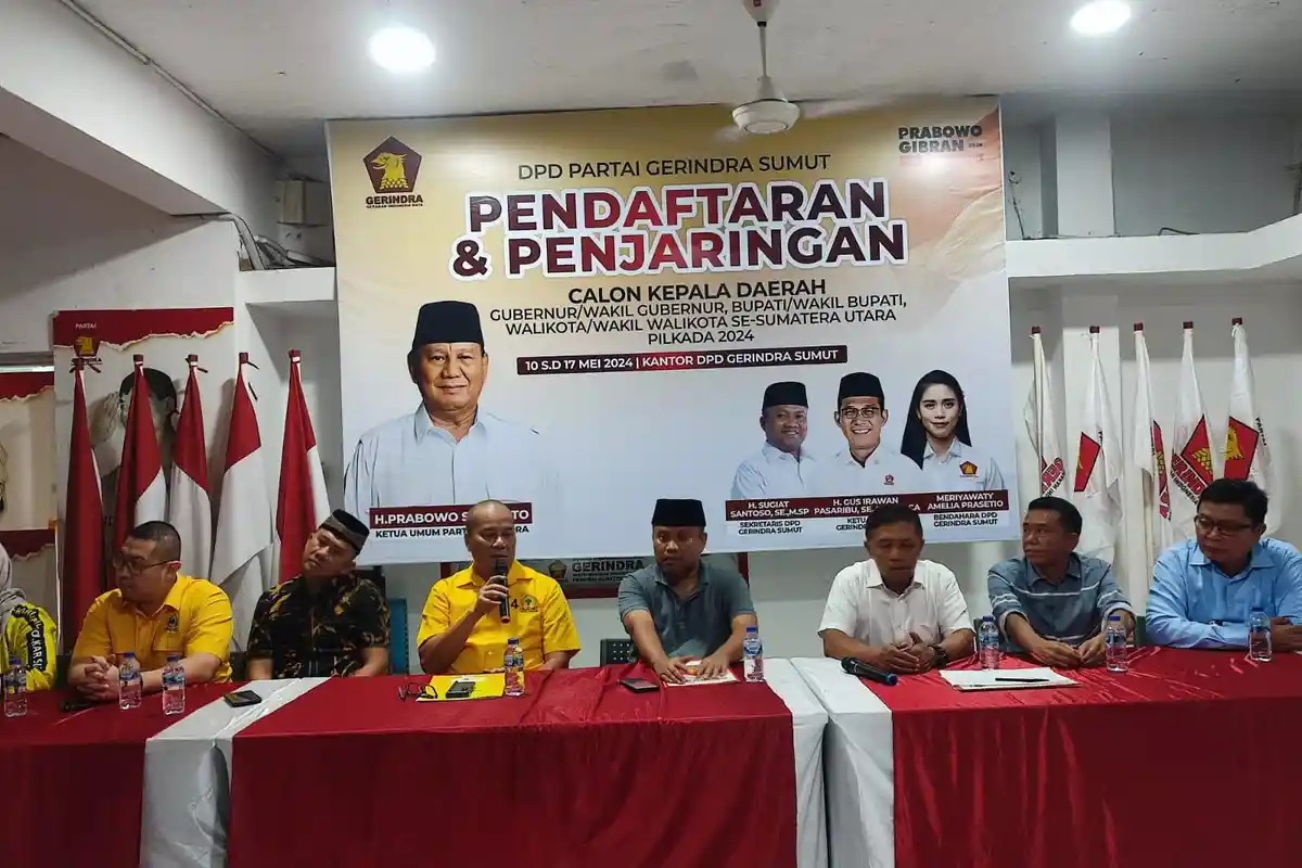 Ijeck Kembalikan Formulir Pendaftaran Calon Gubernur ke Gerindra Sumut