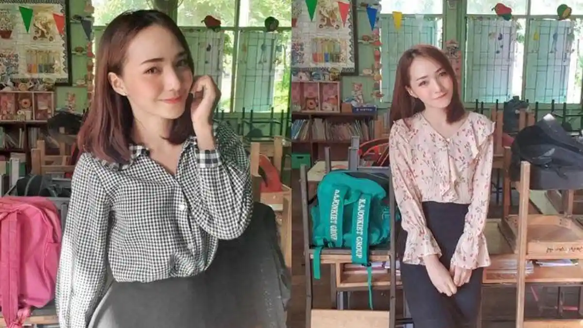 Demi Murid-muridnya, Guru Cantik Ini Rela Dipeluk Agar Mereka Semangat Belajar, Ini Videonya