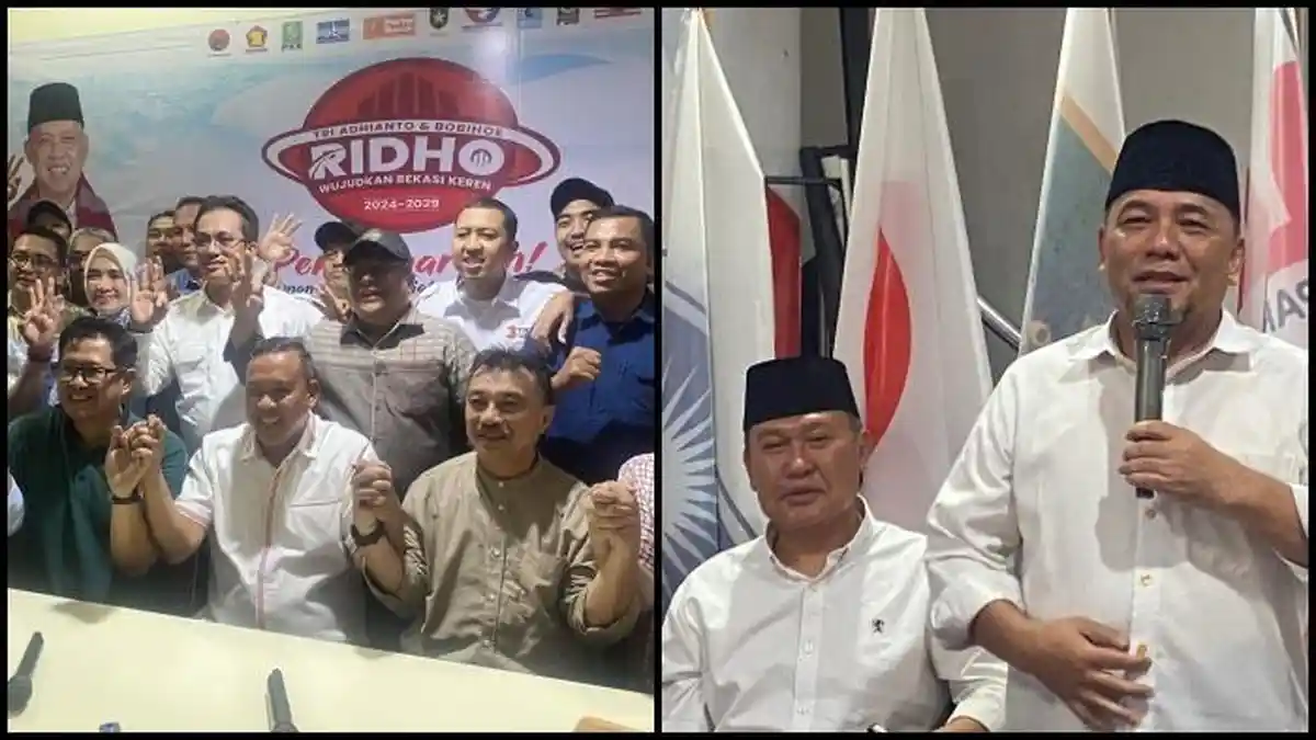 Hasil Quick Count Pilkada Kota Bekasi 2024, Heri Koswara dan Tri Adhianto Klaim Menang, Uu Saeful?