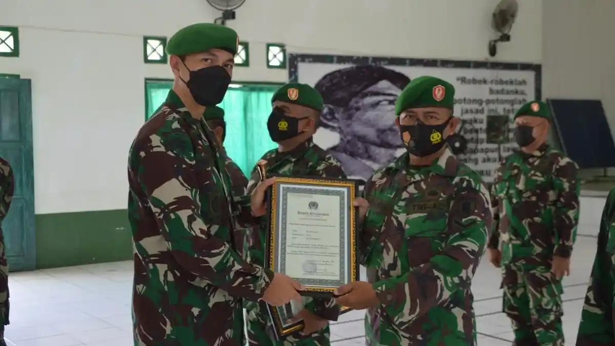Lepas 4 Prajurit Kodim 0904/PSR, Dandim Ingatkan Tetap Jaga Nama Baik Satuan Lama