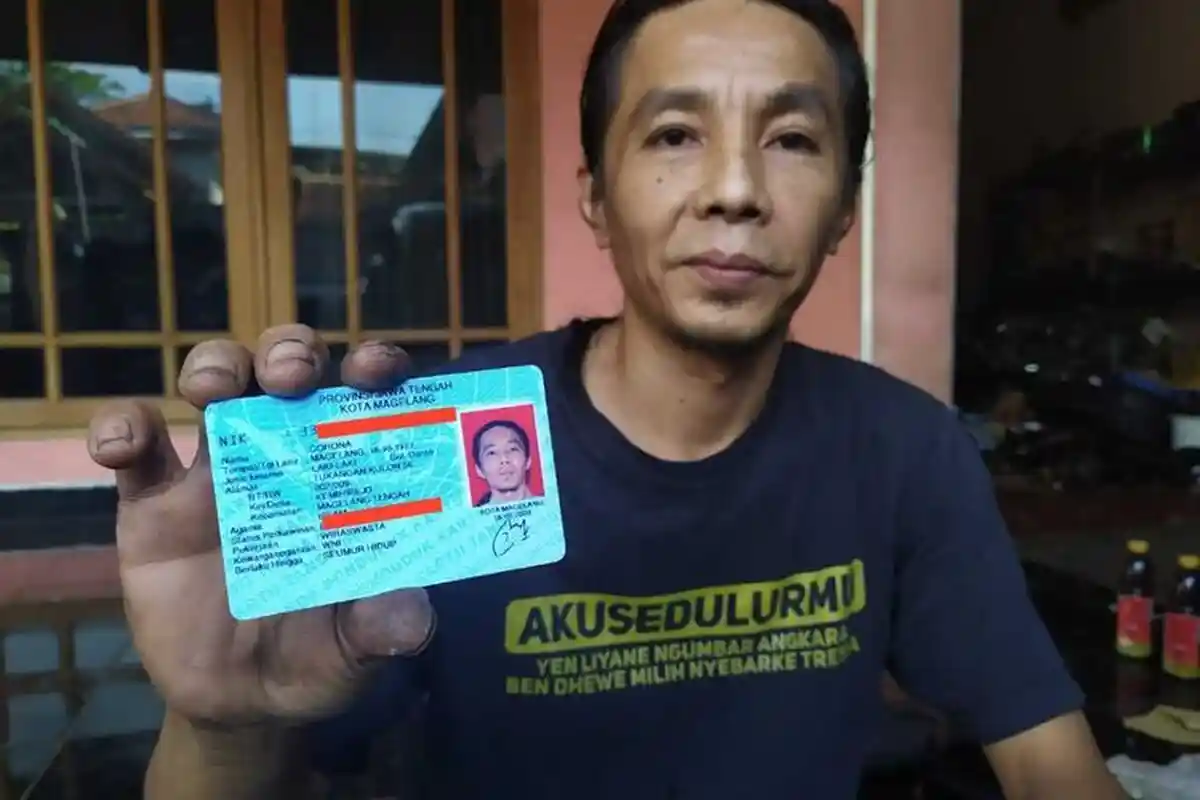 Unik! Corona, Nama Pria 43 Tahun asal Magelang Ini, Asli Pemberian Orangtua Bukan Editan