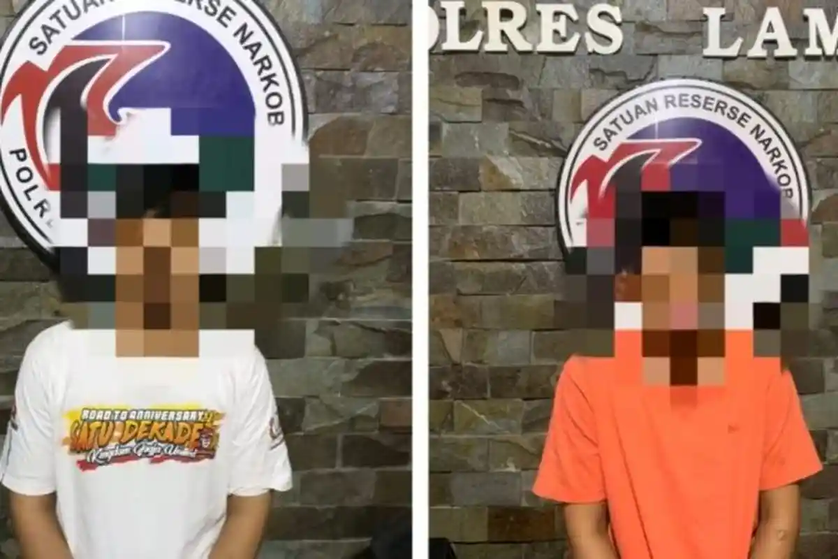 Jajaran Polres Lampung Timur Amankan 4 Orang Penyalahgunaan Narkotika