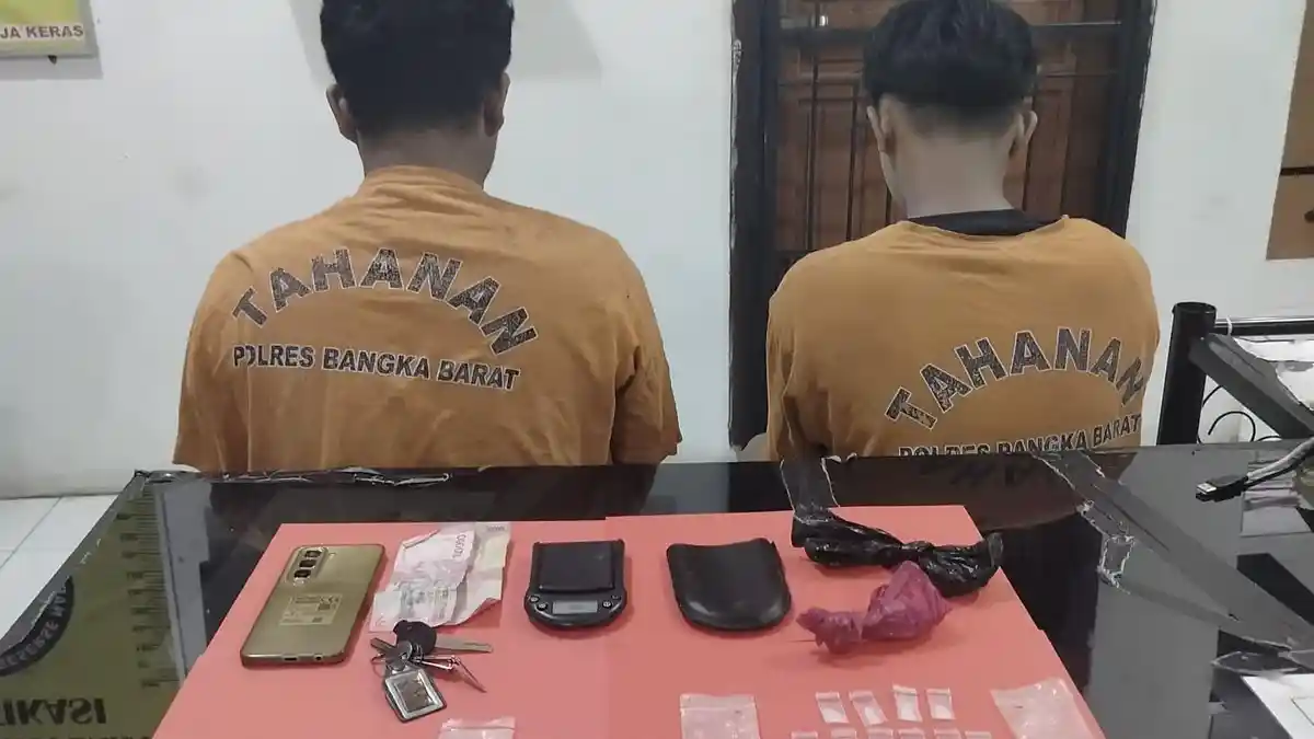 Dua Remaja Simpan 21 Paket Sabu