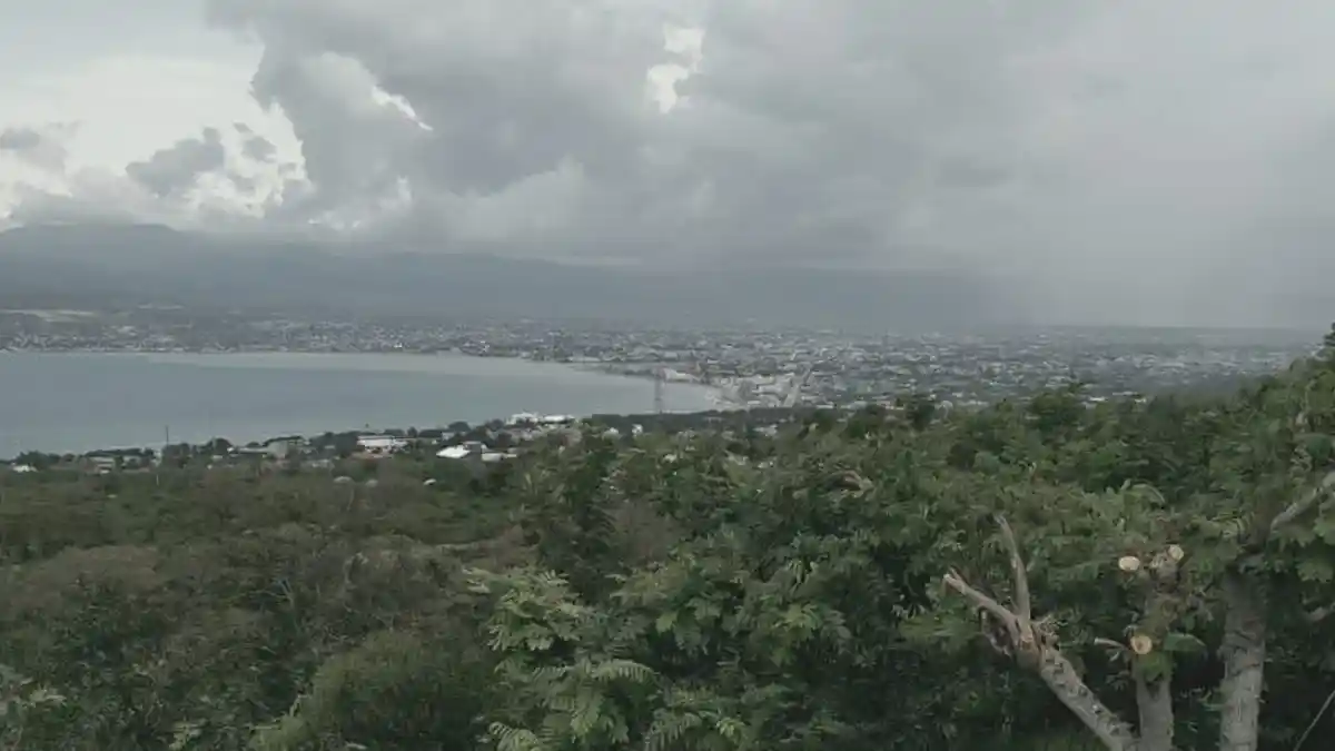 The Real 3D Views Kota Palu dari Teras Desa Kalora