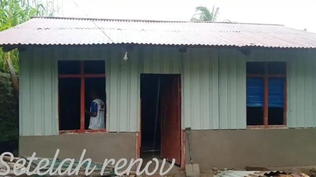 Petrus Romas Tempati Rumah Baru Direhab Polsek Borong