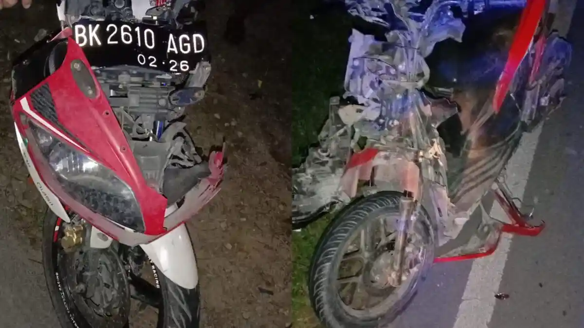3 Pelajar Tewas di Tempat seusai Laga Kambing Vario vs Yamaha R15 di Pantai Cermin, Ini Kronologinya