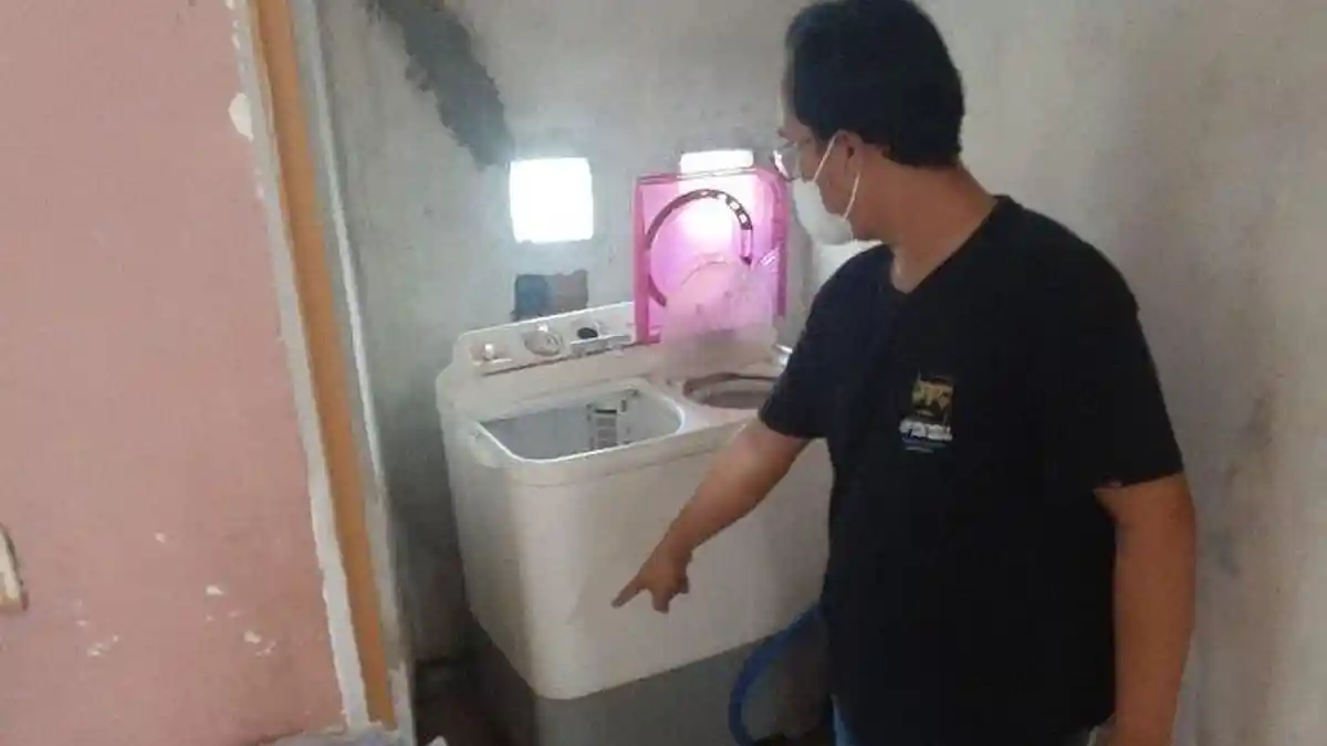 SYOKNYA Pria di Magelang Temukan Mayat Bayi di Balik Mesin Cucinya Usai Toiletnya Ditumpangi