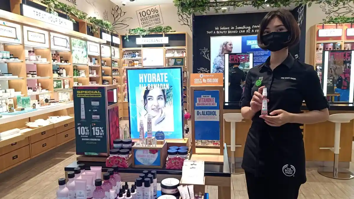 Vitamin E Gel Mist dari The Body Shop, Rahasia Tetap Cantik Saat Puasa Ramadhan