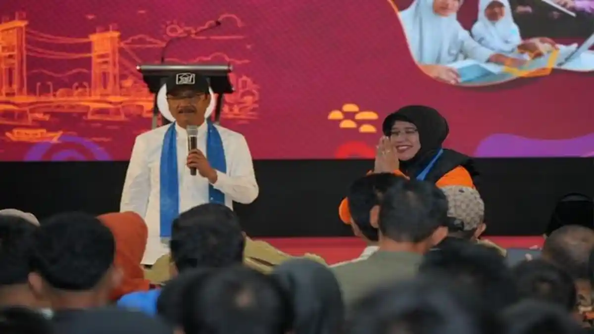 Kunjungi SRMA 7 Palembang, Mensos Sebut Siswa Sekolah Rakyat Dipilih Melalui Penjangkauan DTSEN - Tribunsumsel.com