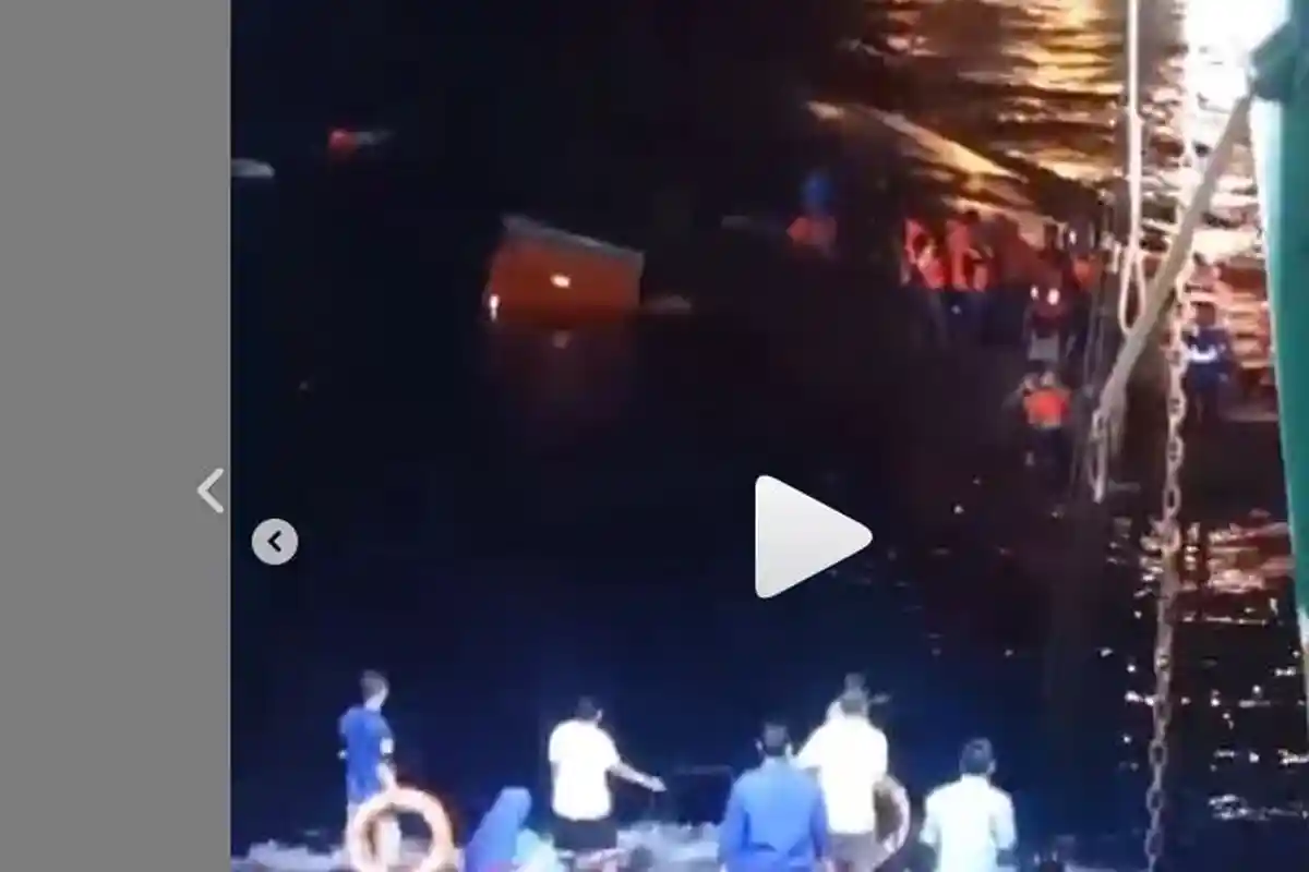 Viral Video KMP Yunice Tenggelam di Pelabuhan Gilimanuk Bali, Penumpang Berteriak: Tolong, tolong!