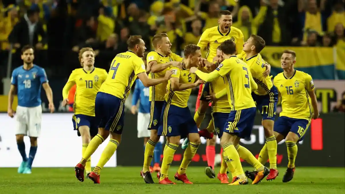 Play Off Piala Dunia 2018 - Gol Tunggal Swedia Bikin Italia Terjepit
