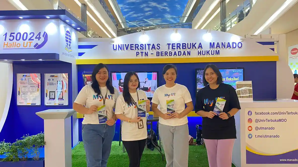 Universitas Terbuka Manado Meriahkan Sulawesi Education and Techno Expo 2024