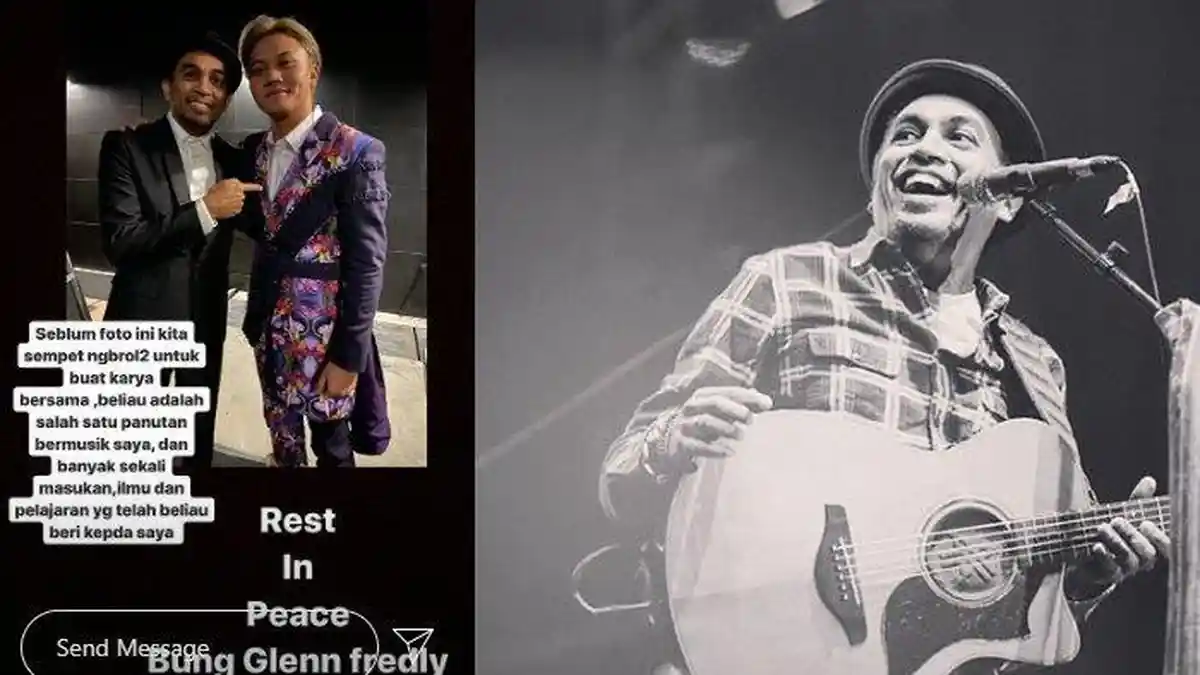 Rizky Febian Ungkap Obrolan Terakhir dengan Glenn Fredly, Akan Rencanakan Ini