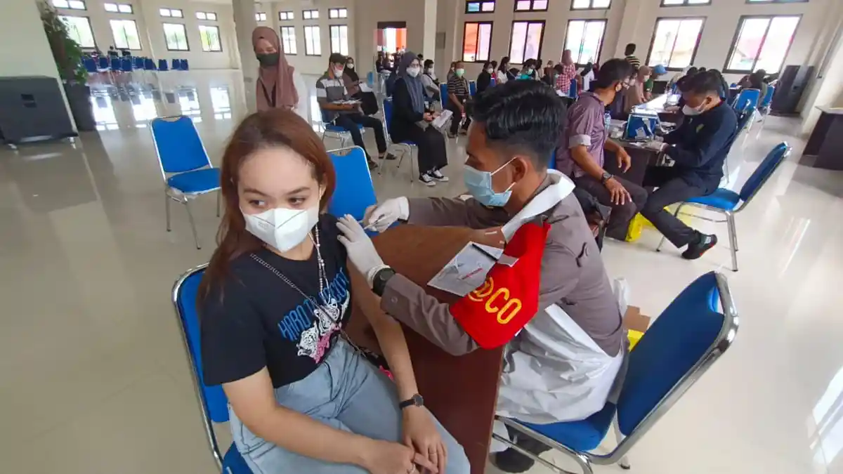 Realisasi Vaksinasi Gelaran Polda Kaltara Tembus 38.242 Orang, Data Penerima Dosis 1 dan 2 Dipadukan