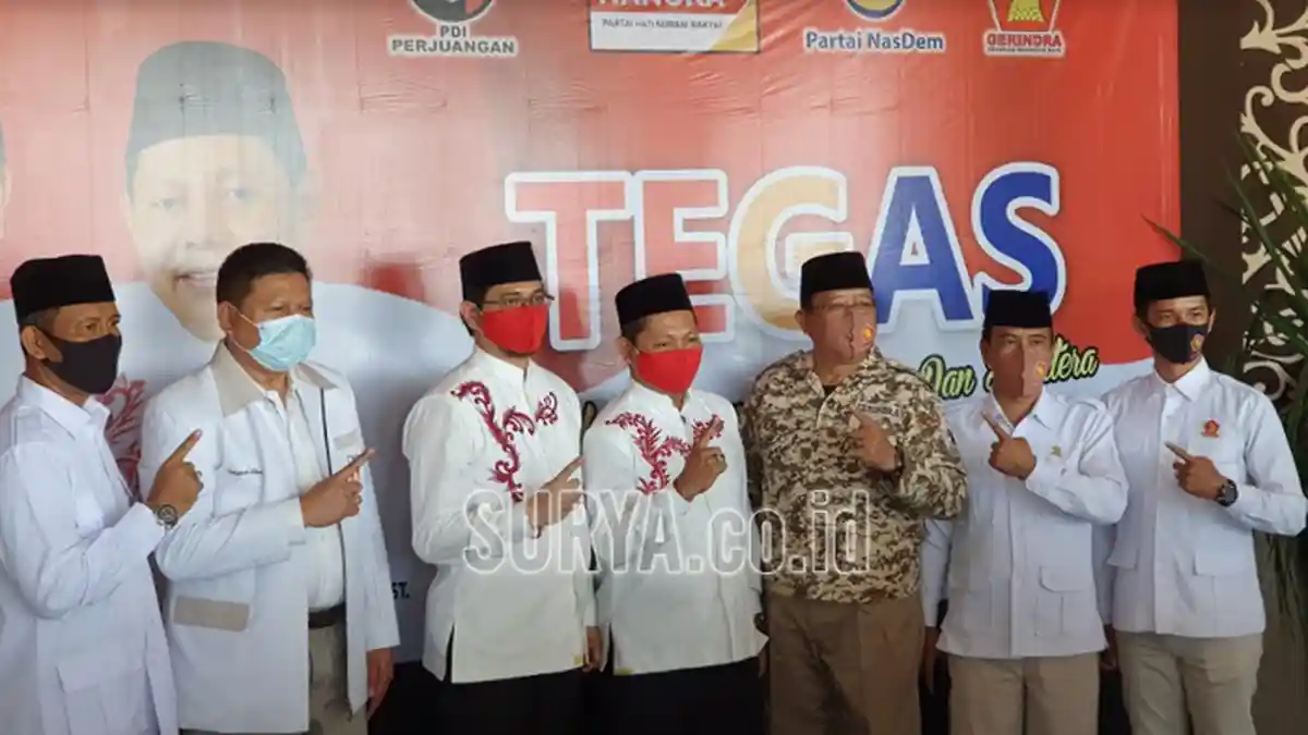 Koalisi 9 Bintang Pecah, Partai Gerindra Dukung Pasangan Teno-Hasjim di Pilwali Pasuruan 2020
