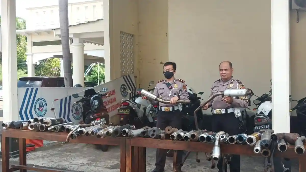 Nekat Pakai Knalpot Brong di Solo, Kendaraan Bisa Disita Polisi, Tapi Begini Syarat Mengambilnya