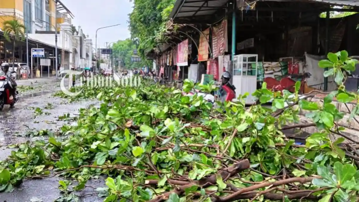 Badai Terjang Kota Solo, Shelter Galabo Jalan Mayor Sunaryo Ikut Terdampak