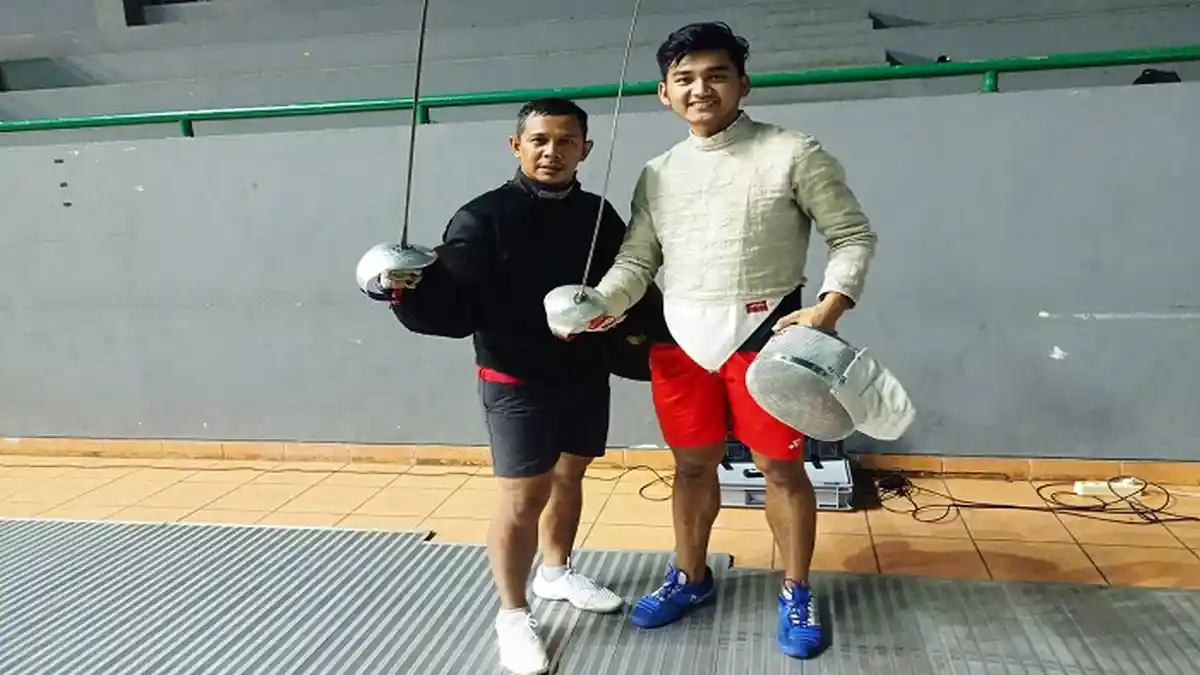 Sosok Atlet Anggar Sumsel Ricky Dhisullimah, Target Medali Emas di PON XX Papua