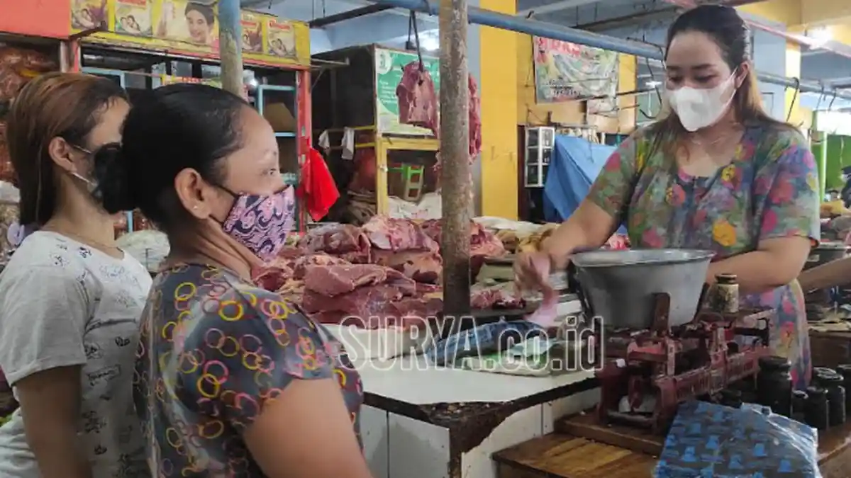 Di Pasar Besar Kota Madiun, Harga Daging Sapi Stabil Rp 110 Ribu Perkilogram