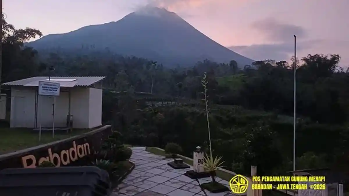 Aktivitas Gunung Merapi Senin 4 Mei 2026 Siang Ini, Tercatat 33 Kali Gempa Guguran