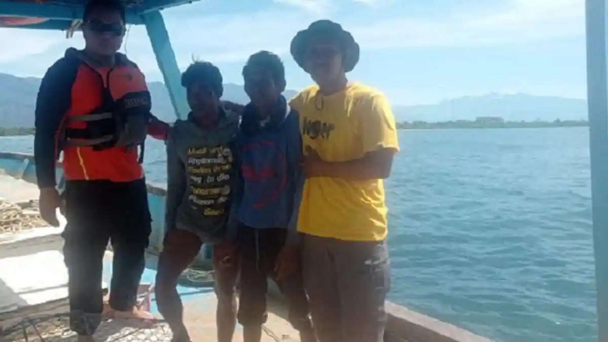 2 Warga Kolaka Utara Sulawesi Tenggara yang Hilang di Teluk Bone Ditemukan Selamat