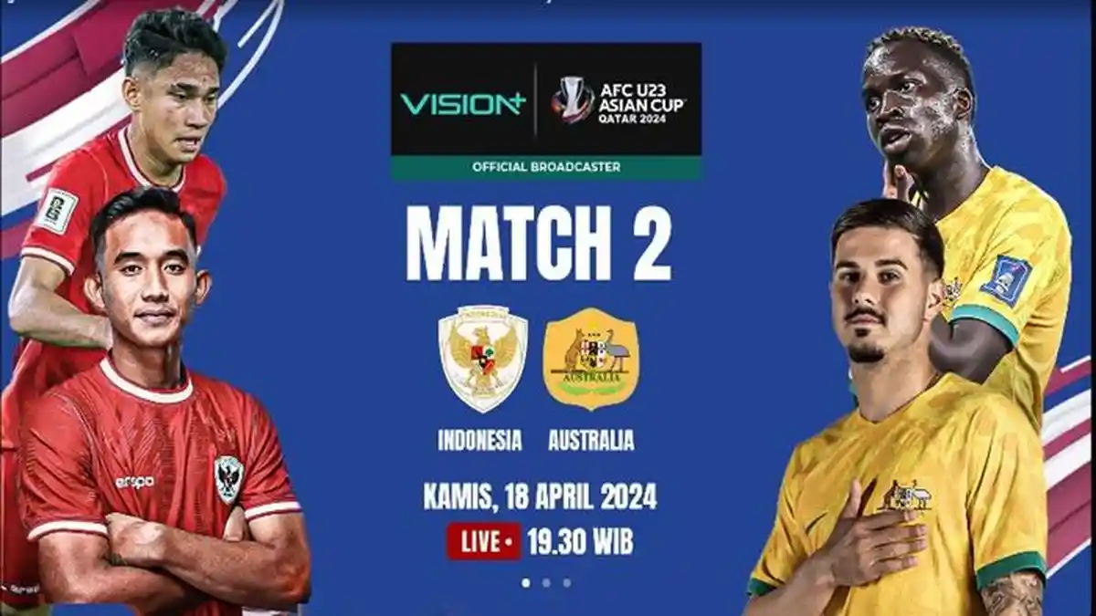 Live Score dan Link Live Streaming Timnas Indonesia vs Australia Piala Asia U23 Akses di Sini