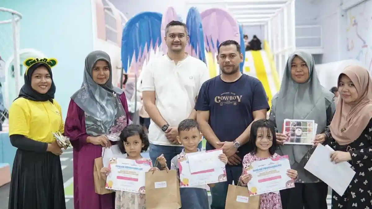 Lomba Mewarnai Back to School dan Kegiatan Seru di Kidz Playspace Aceh