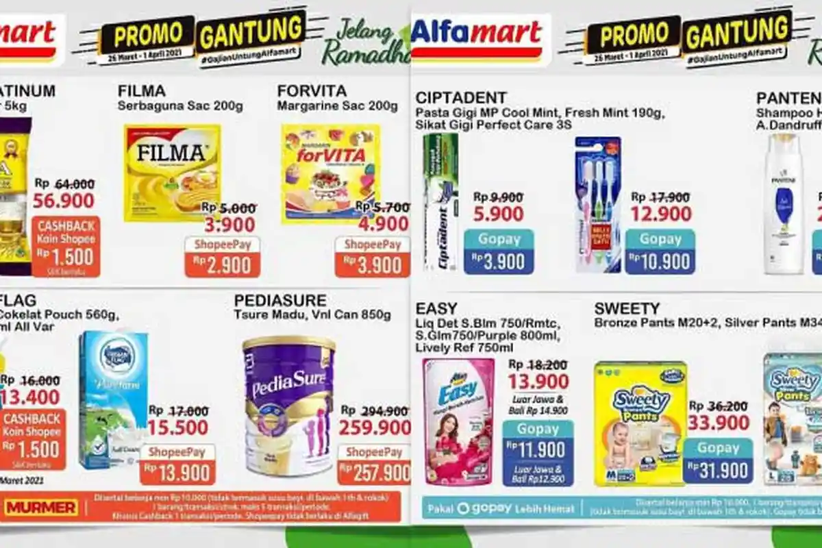 Promo Alfamart Hari Ini 26 Maret 2021 Jelang Ramadhan 2021 Promo Beras Margarin Gula Susu Diapers