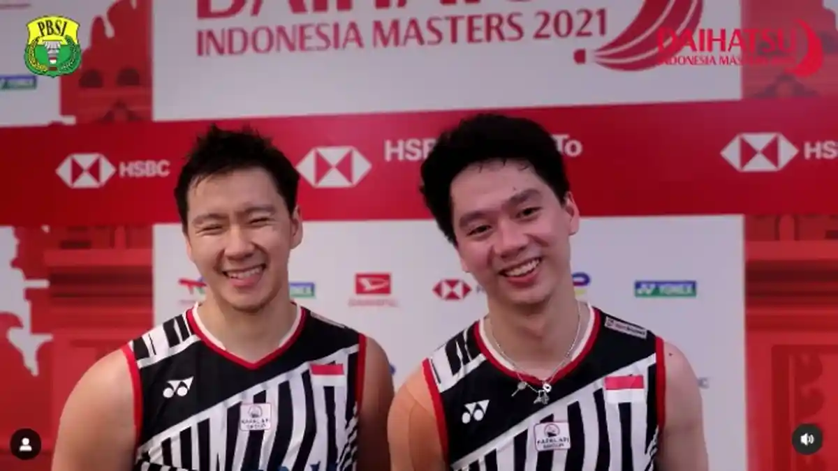 Update Badminton Hari Ini Indonesia Masters 2021 - Marcus/Kevin Ketemu Ganda Malaysia di Semifinal