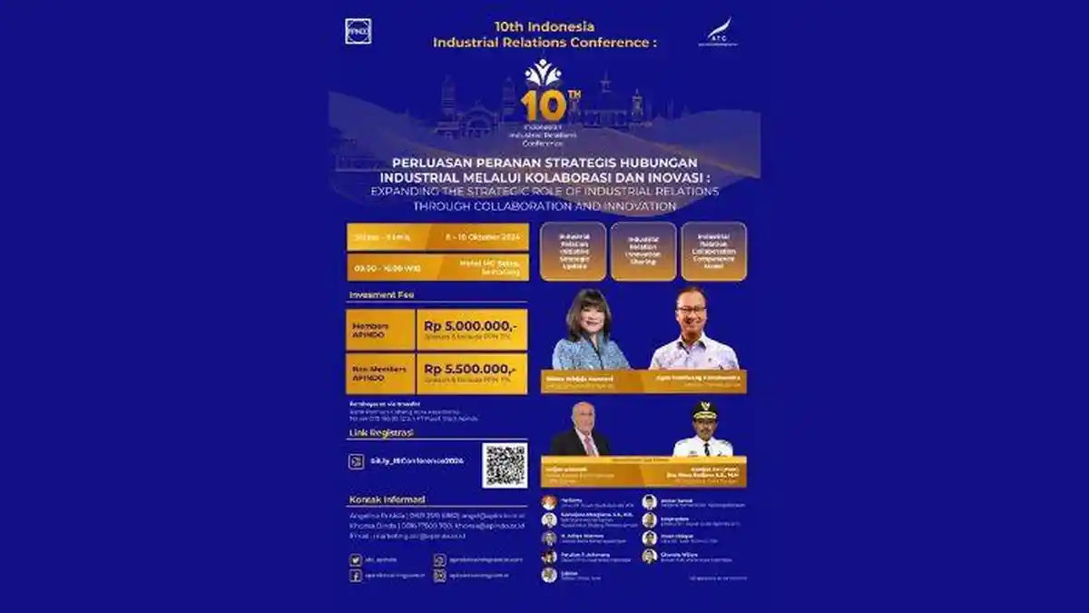Apindo Training Center Kembali Gelar 10th Industrial Relations Conference
